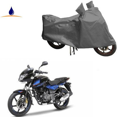 Atulit enterprises Waterproof Two Wheeler Cover for Bajaj(Pulsar 150 DTS-i, Grey)