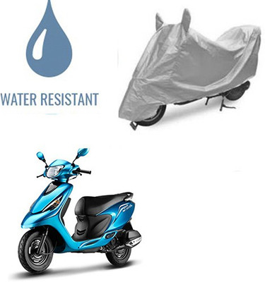 Atulit enterprises Waterproof Two Wheeler Cover for TVS(Zest, Silver)