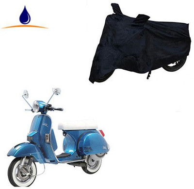 SRENTERPRISES Two Wheeler Cover for LML(Star Euro, Black)