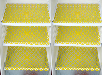 E-Retailer Fridge Mat(Width: 43 cm, Yellow)