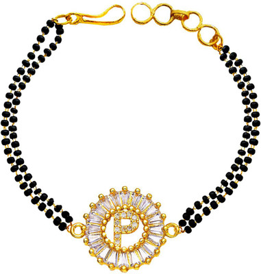 ZIVOM Copper Cubic Zirconia Gold-plated Bracelet