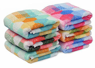 MAHALUXMI COLLECTION Cotton 400 GSM Hand Towel Set(Pack of 6)