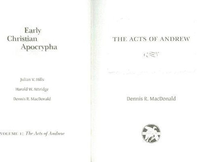 Acts of Andrew(English, Paperback, MacDonald Dennis Ronald)
