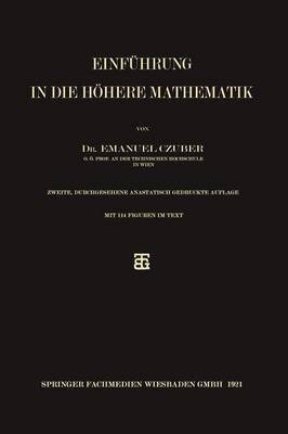 Einfuehrung in die hoehere Mathematik(German, Paperback, Czuber Emanuel)