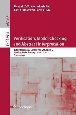 Verification, Model Checking, and Abstract Interpretation(English, Paperback, unknown)