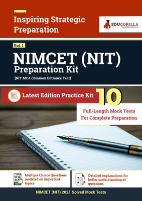 NIMCET NIT 2021 | 10 Full-length Mock Test For Complete Preparation (Paperback, EduGorilla)