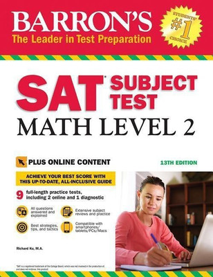 SAT Subject Test: Math Level 2 with Online Tests(English, Paperback, Ku Richard)