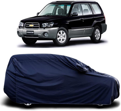 KASHYAP ENTERPRISE Car Cover For Chevrolet Forester (With Mirror Pockets)(Blue)
