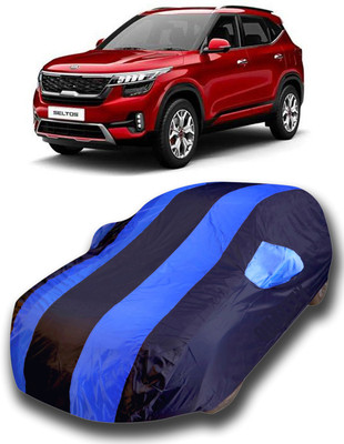 KASHYAP ENTERPRISE Car Cover For Kia SELTOS (With Mirror Pockets)(Blue)