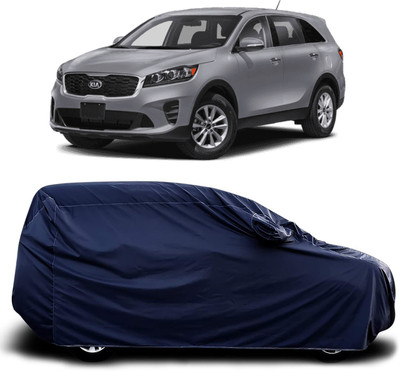 KASHYAP ENTERPRISE Car Cover For Kia Sorento (With Mirror Pockets)(Blue)