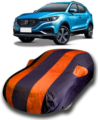 siddharth fashion Car Cover For MG ZS EV (With Mirror Pockets)(Orange)