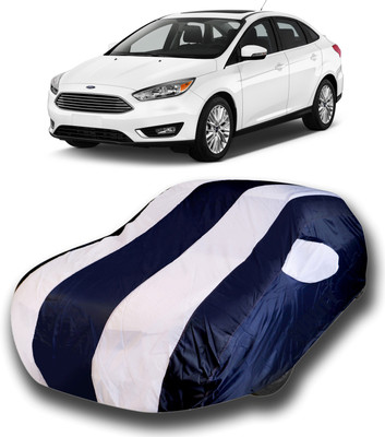 KASHYAP ENTERPRISE Car Cover For Ford Focus (With Mirror Pockets)(White)