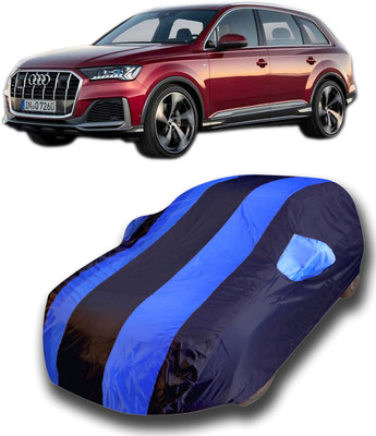 SanginiSang Car Cover For Audi Q7 (With Mirror Pockets)(Blue)