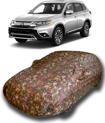 KASHYAP FASHION WORLD Car Cover For Mitsubishi Outlander (With Mirror Pockets)(Multicolor)