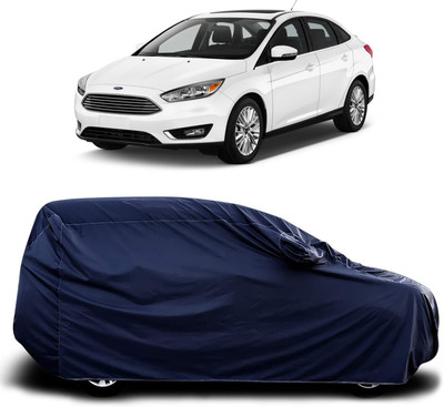 siddharth fashion Car Cover For Ford Focus (With Mirror Pockets)(Blue)