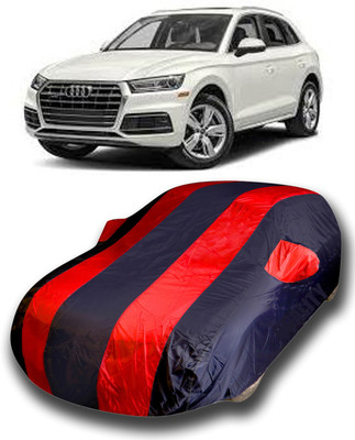 siddharth fashion Car Cover For Audi Q5 (With Mirror Pockets)(Red)