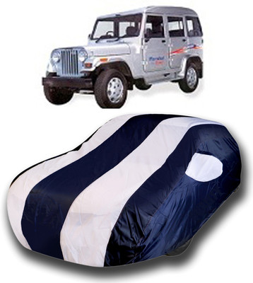 KASHYAP ENTERPRISE Car Cover For Mahindra Marshal (With Mirror Pockets)(White)