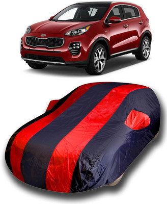 SanginiSang Car Cover For Kia Sportage (With Mirror Pockets)(Red)