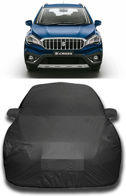 siddharth fashion Car Cover For Maruti Suzuki S-Cross (With Mirror Pockets)(Grey)