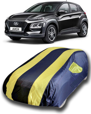 SanginiSang Car Cover For Hyundai Kona Electric (With Mirror Pockets)(Yellow, Blue)