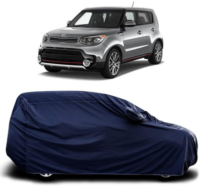 KASHYAP ENTERPRISE Car Cover For Kia Soul (With Mirror Pockets)(Blue)