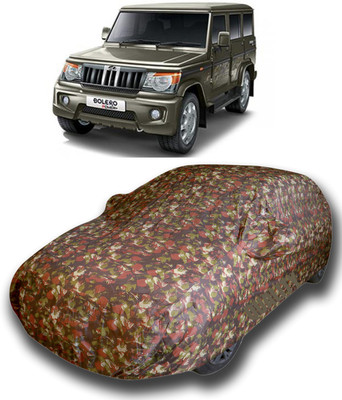 SanginiSang Car Cover For Mahindra Bolero (With Mirror Pockets)(Multicolor)