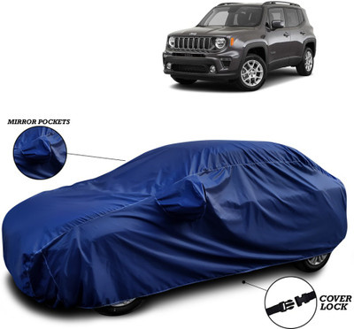 SEBONGO Car Cover For Jeep Renegade (With Mirror Pockets)(Blue)