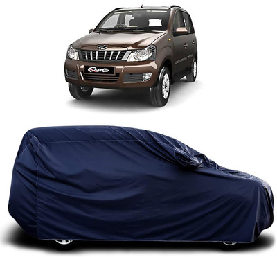 siddharth fashion Car Cover For Mahindra Quanto (With Mirror Pockets)(Blue)