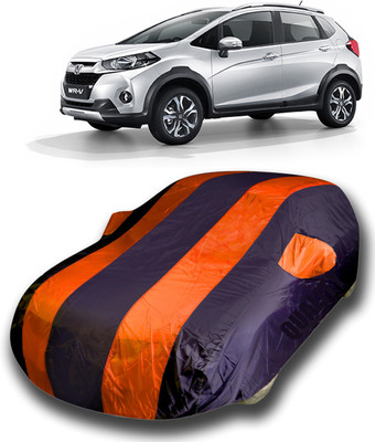 Gavya Car Cover For Honda WR-V (With Mirror Pockets)(Orange)
