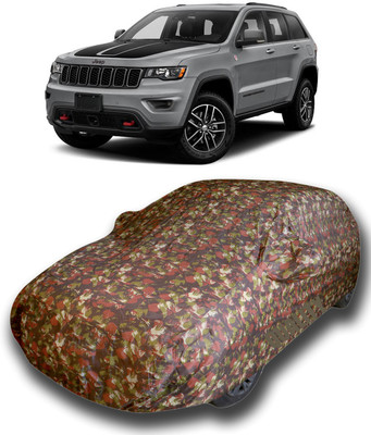 Gavya Car Cover For Jeep Grand Cherokee (With Mirror Pockets)(Multicolor)