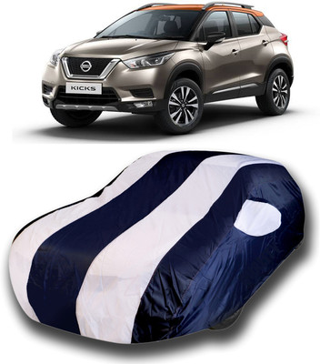 Gavya Car Cover For Nissan Kicks (With Mirror Pockets)(White)