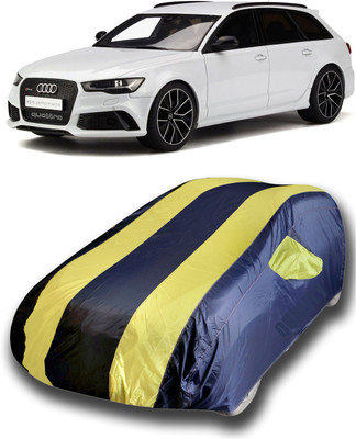 Gavya Car Cover For Audi RS6 (With Mirror Pockets)(Yellow, Blue)