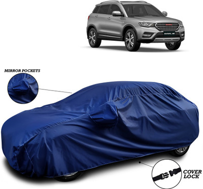 SEBONGO Car Cover For Haval H6 (With Mirror Pockets)(Blue)