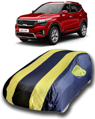KASHYAP ENTERPRISE Car Cover For Kia SELTOS (With Mirror Pockets)(Yellow)
