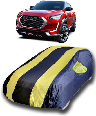siddharth fashion Car Cover For Nissan Magnite (With Mirror Pockets)(Yellow)