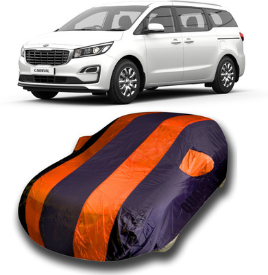 KASHYAP ENTERPRISE Car Cover For Kia Carnival (With Mirror Pockets)(Orange)