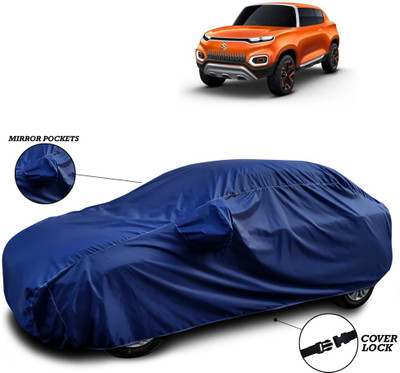 SEBONGO Car Cover For Maruti Suzuki Future-S (With Mirror Pockets)(Blue)