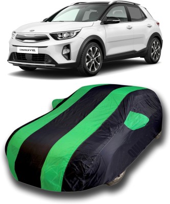 siddharth fashion Car Cover For Kia Stonic (With Mirror Pockets)(Green)