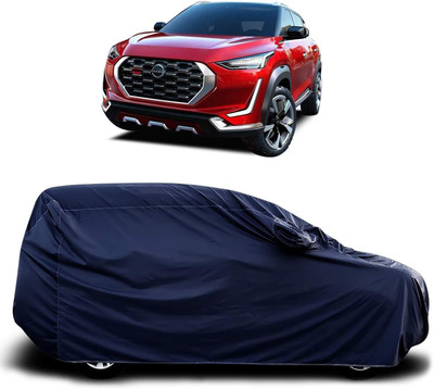 SanginiSang Car Cover For Nissan Magnite (With Mirror Pockets)(Blue)