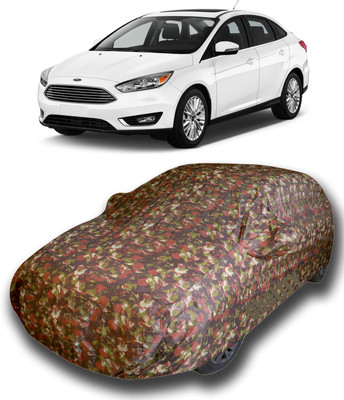 KASHYAP FASHION WORLD Car Cover For Ford Focus (With Mirror Pockets)(Multicolor)