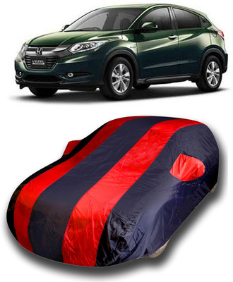 KASHYAP FASHION WORLD Car Cover For Honda Vezel (With Mirror Pockets)(Red)