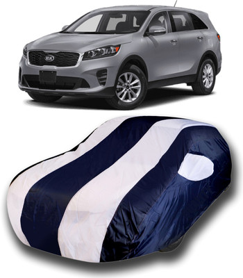 KASHYAP ENTERPRISE Car Cover For Kia Sorento (With Mirror Pockets)(White)