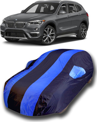KUSHWAHA Car Cover For BMW X1 (With Mirror Pockets)(Blue)