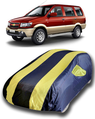 KASHYAP FASHION WORLD Car Cover For Chevrolet Tavera (With Mirror Pockets)(Yellow)