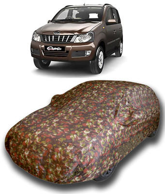 KASHYAP FASHION WORLD Car Cover For Mahindra Quanto (With Mirror Pockets)(Multicolor)