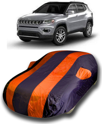 KASHYAP ENTERPRISE Car Cover For Jeep Compass (With Mirror Pockets)(Orange)