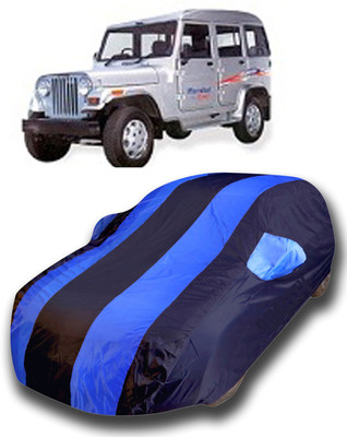 SanginiSang Car Cover For Mahindra Marshal (With Mirror Pockets)(Blue)
