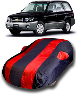 KASHYAP ENTERPRISE Car Cover For Chevrolet Forester (With Mirror Pockets)(Red)