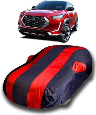 KASHYAP ENTERPRISE Car Cover For Nissan Magnite (With Mirror Pockets)(Red)