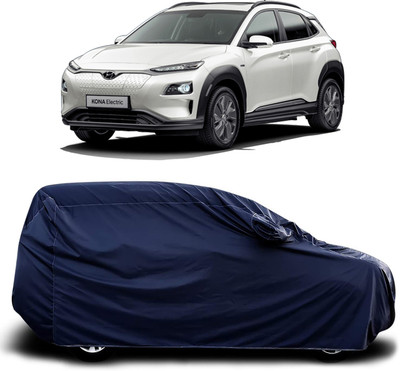 SanginiSang Car Cover For Hyundai Kona Electric (With Mirror Pockets)(Blue)